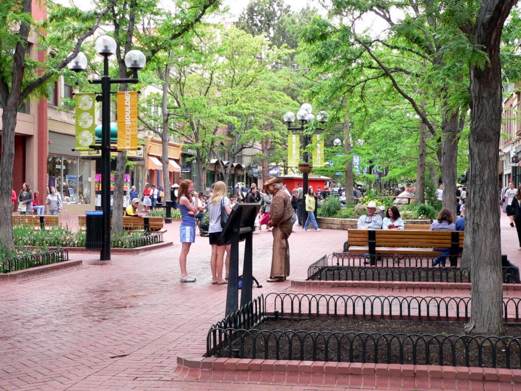 Pearl Street Mall downtown Boulder